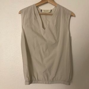 Marni Cotton Vest Blouse Size 38 or Small/Medium